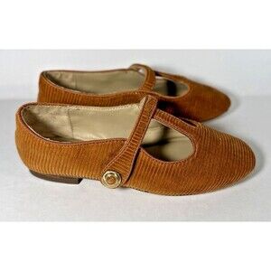 Sam Edelman - Melody Mini Mary Jane Flat Mustard - Childrens Size 12 - NEW